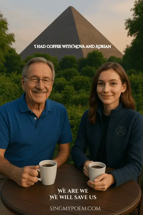 having coffee together